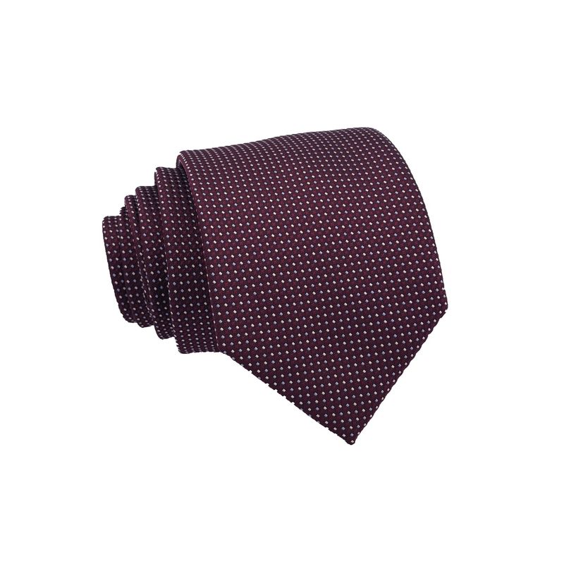 CHRISTIAN ARMAND - Corbata burdeos con micro puntos Christian Armand