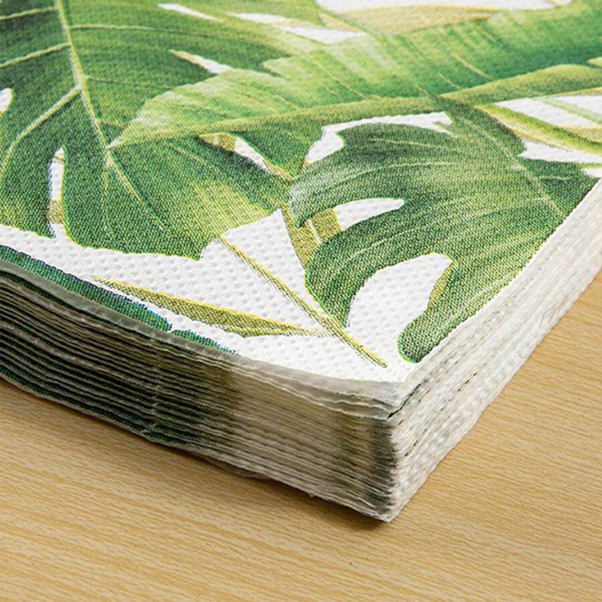 PIA COPELLO STORE - Pack x3 Servilletas de Hojas Verdes