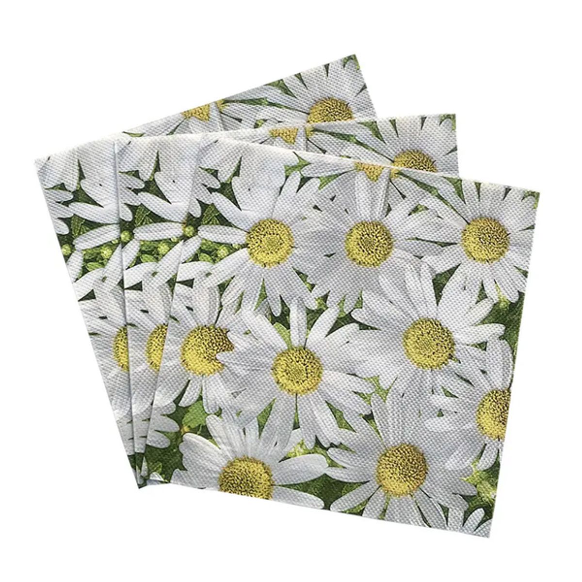 PIA COPELLO STORE - Pack x3 Servilletas de Flores Blancas