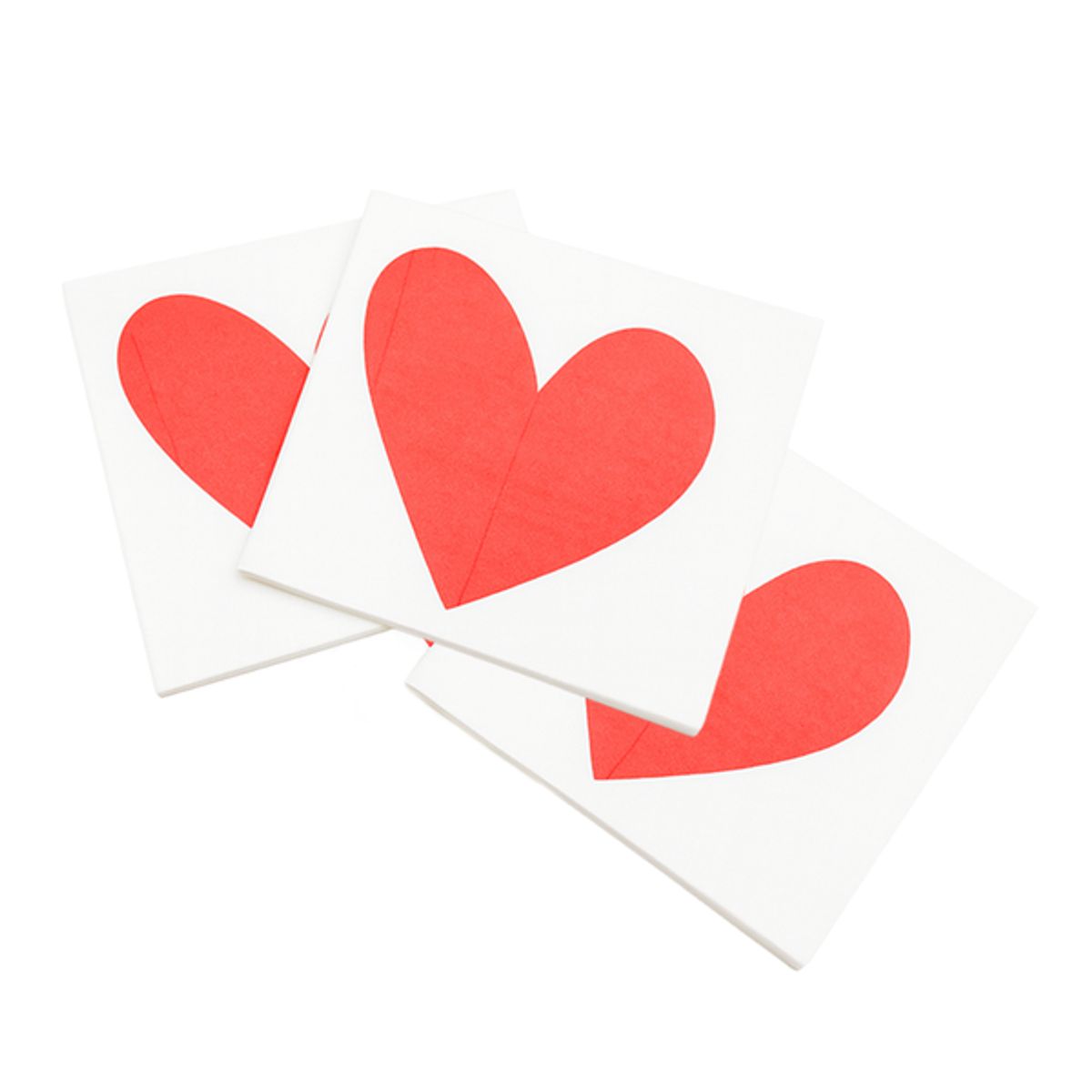 PIA COPELLO STORE - Pack x3 Servilletas de Corazón