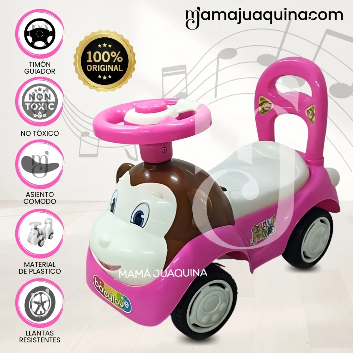 BABY - Correpasillo Musical «MONTY II» Edición Limitada Pink