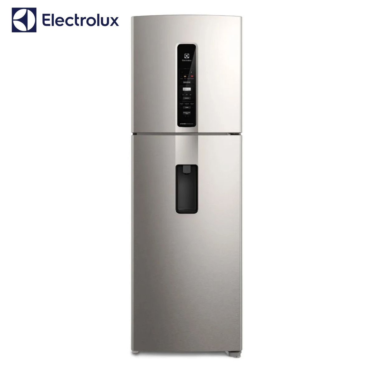 ELECTROLUX - Refrigerador Electrolux Top Freezer Efficient con AutoSense Inox Look 409L IW45S