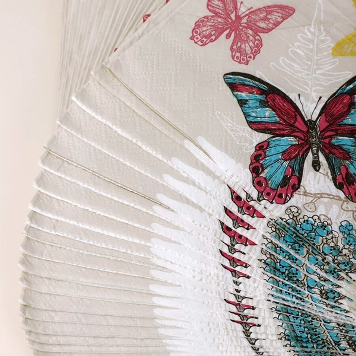 PIA COPELLO STORE - Pack x3 Servilletas de Mariposas