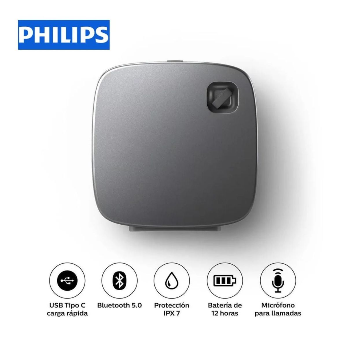 PHILIPS - Parlante Inalámbrico Philips Con Bluetooth TAS5505 - Negro