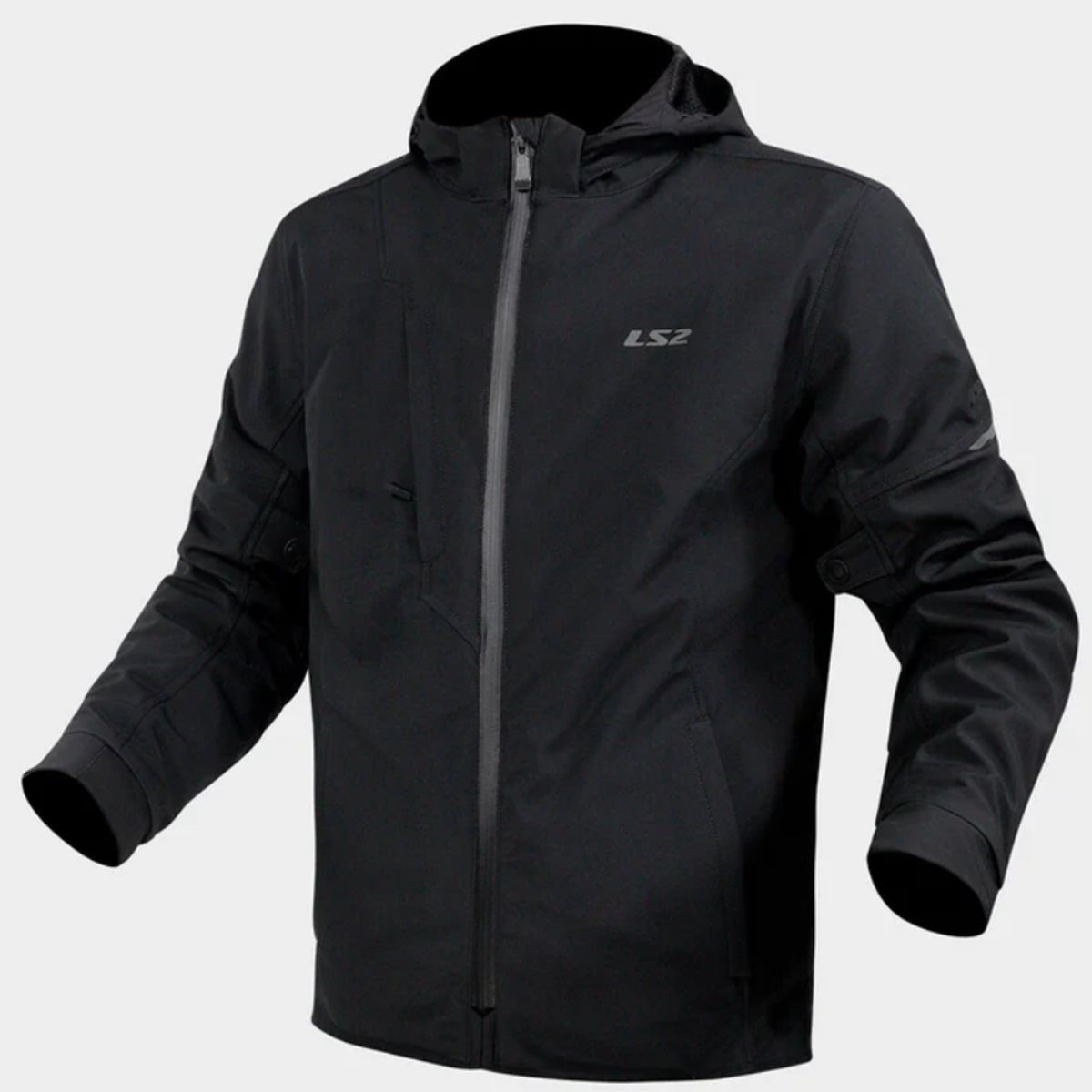 GENERICO - CASACA MOTO LS2 BOLTON NEGRO HOMBRE