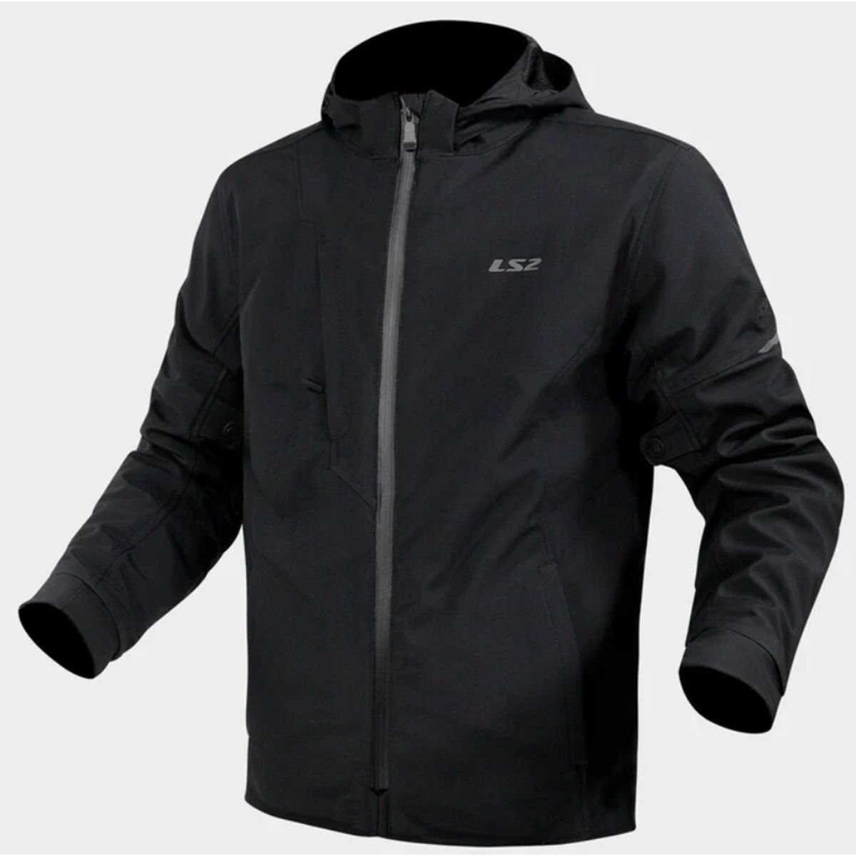 GENERICO - CASACA MOTO LS2 BOLTON NEGRO HOMBRE