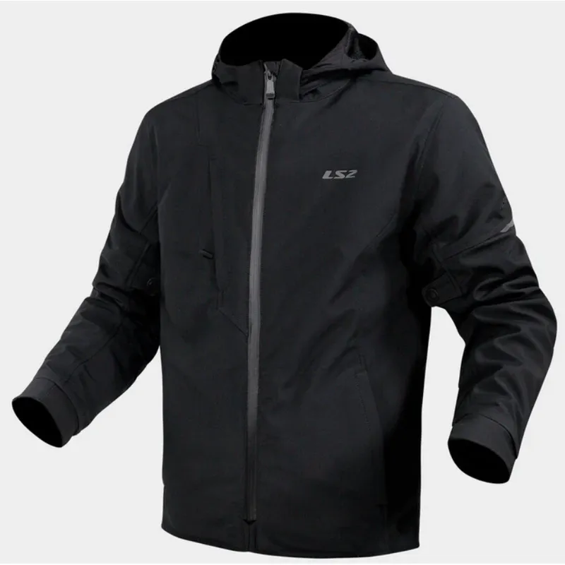 GENERICO - CASACA MOTO LS2 BOLTON NEGRO HOMBRE