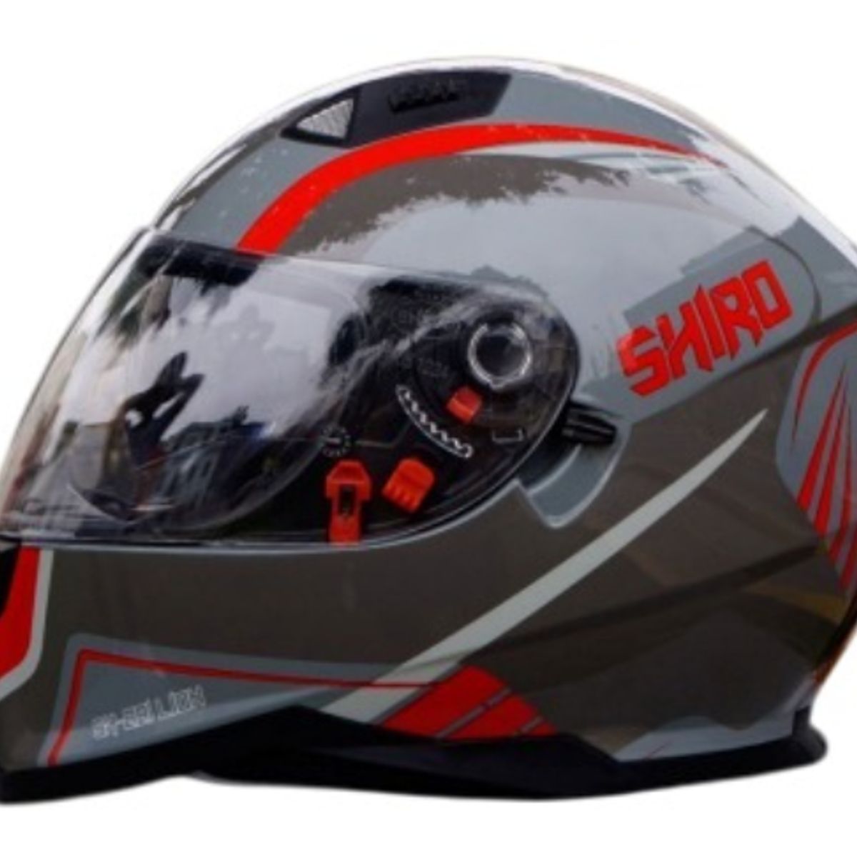 CES - CASCO INTEGRAL LINEA SHIRO SH-881 GRIS BRILLO