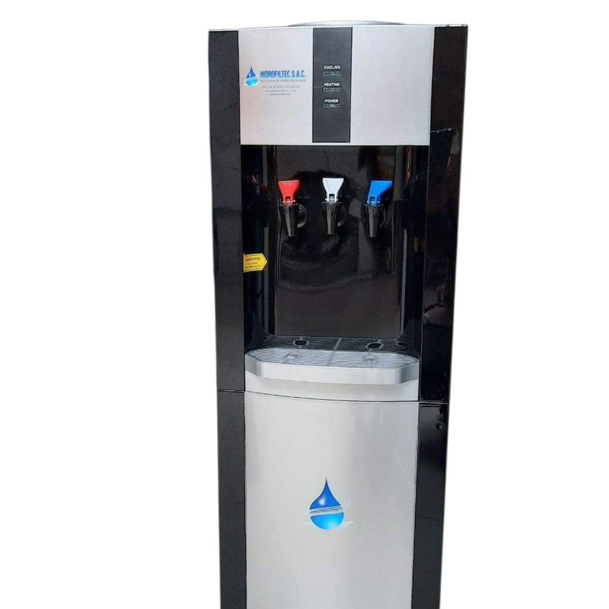 GENERICO - DISPENSADOR DE AGUA CON FILTROS 16L-GE  NEGROPLOMO