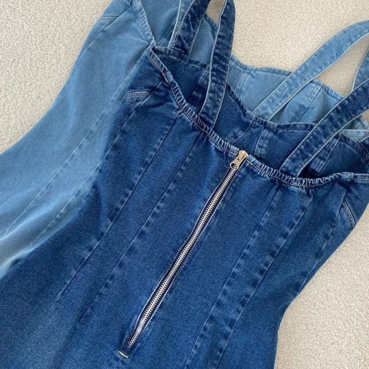 JHAN HIDS - Vestido Largo Denim Stephanie