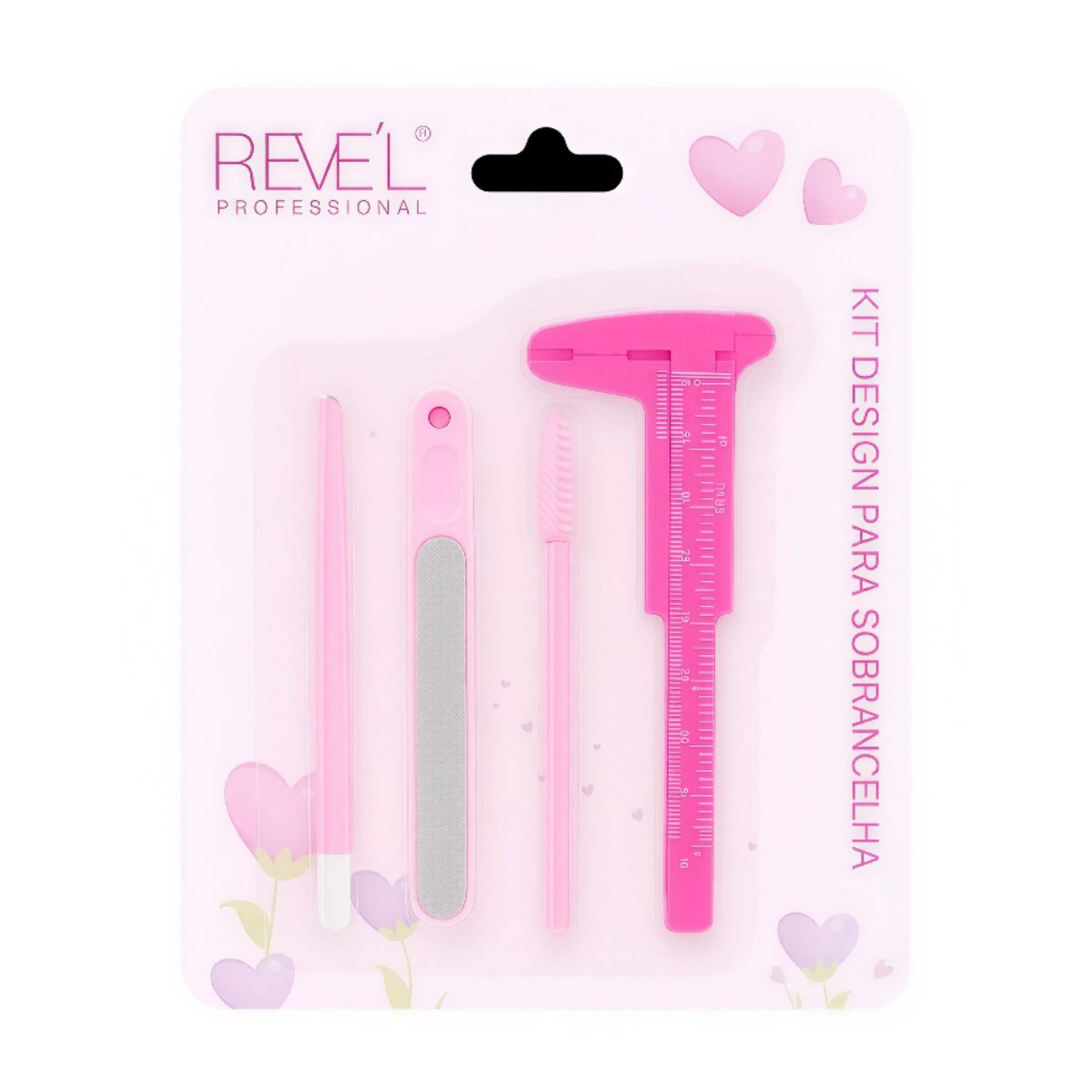 GENERICO - Kit De Diseño Para Cejas 4 piezas - REVEL PROFESSIONAL