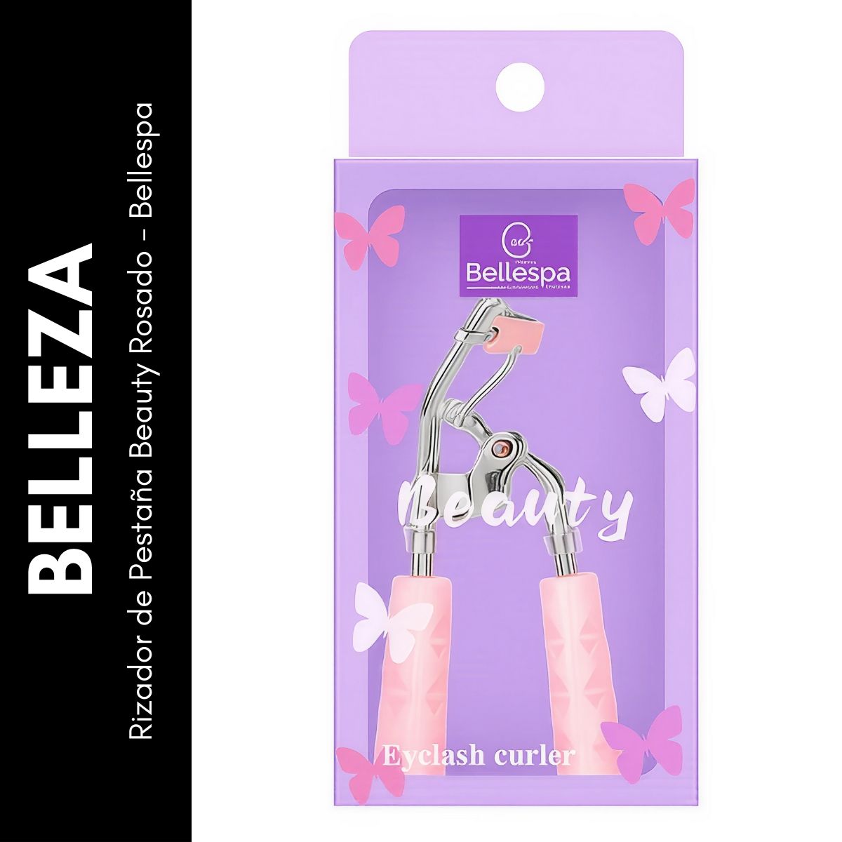 GENERICO - Rizador de Pestaña Beauty Rosado - Bellespa