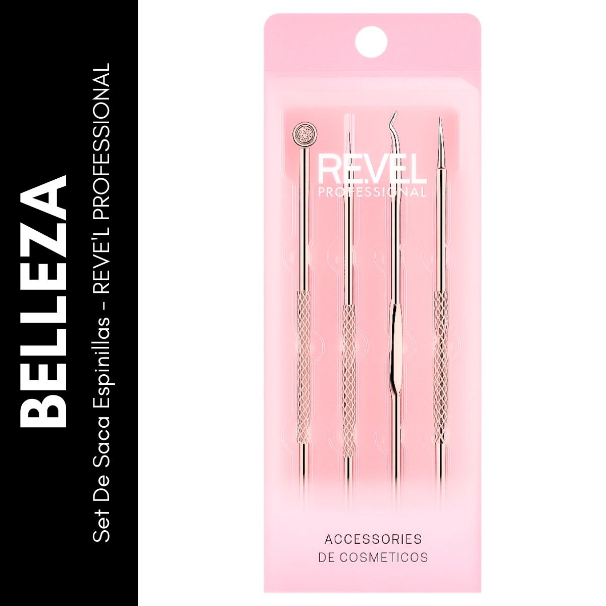 GENERICO - Set De Saca Espinillas - REVEL PROFESSIONAL