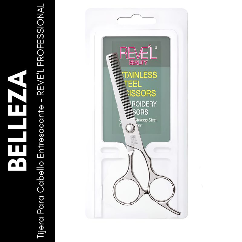 GENERICO - Tijera Para Cabello Entresacante - REVEL PROFESSIONAL