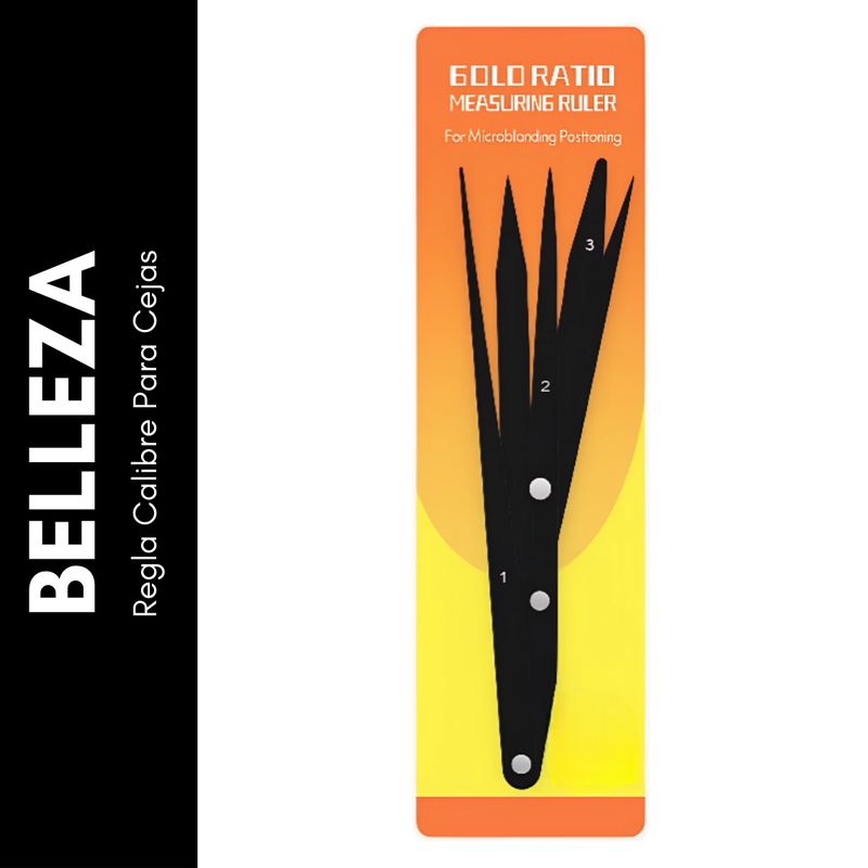 GENERICO - Regla Calibre Para Cejas