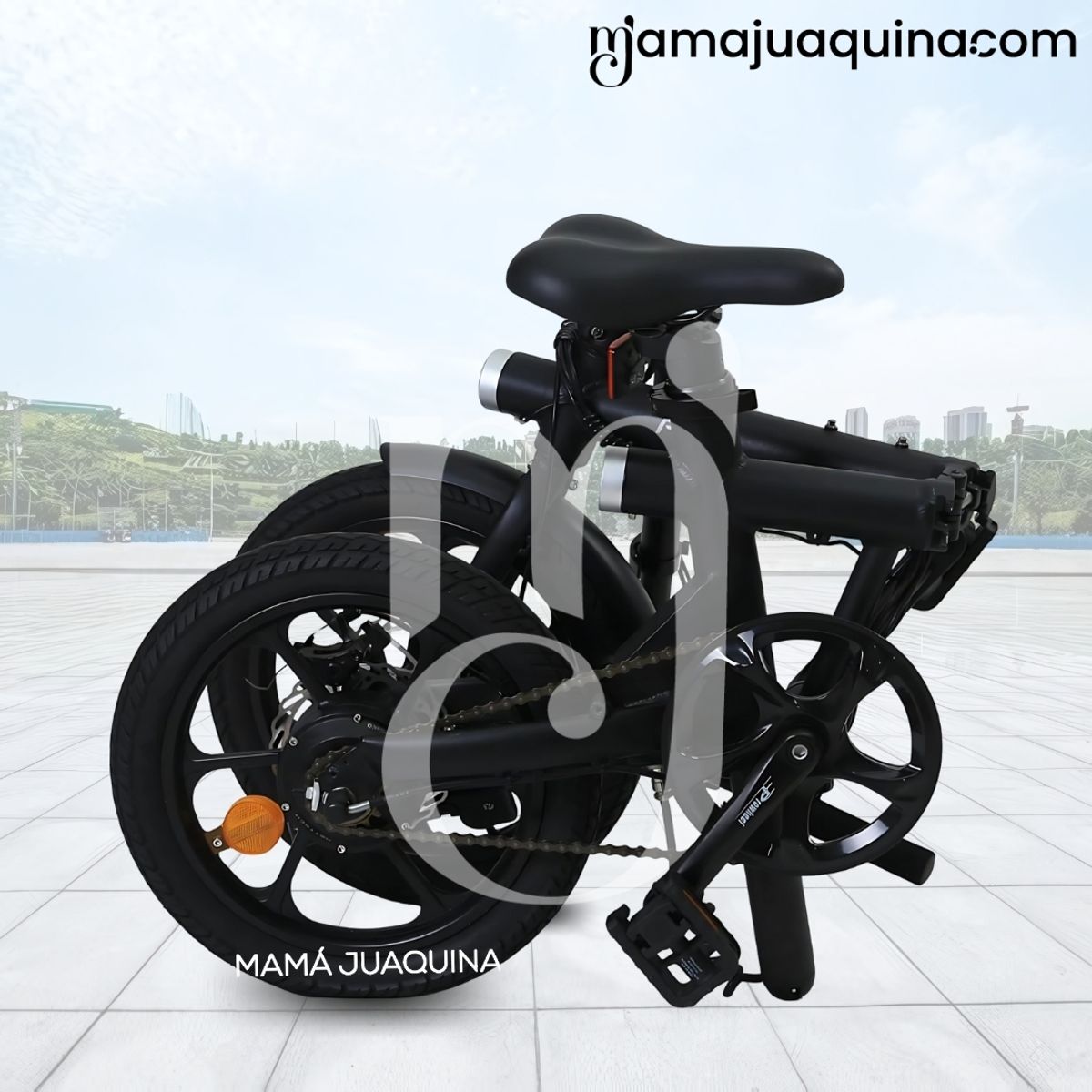 CONFORT - Bicicleta Plegable Eléctrica Aro 14 «SKINY» con Llave Blue