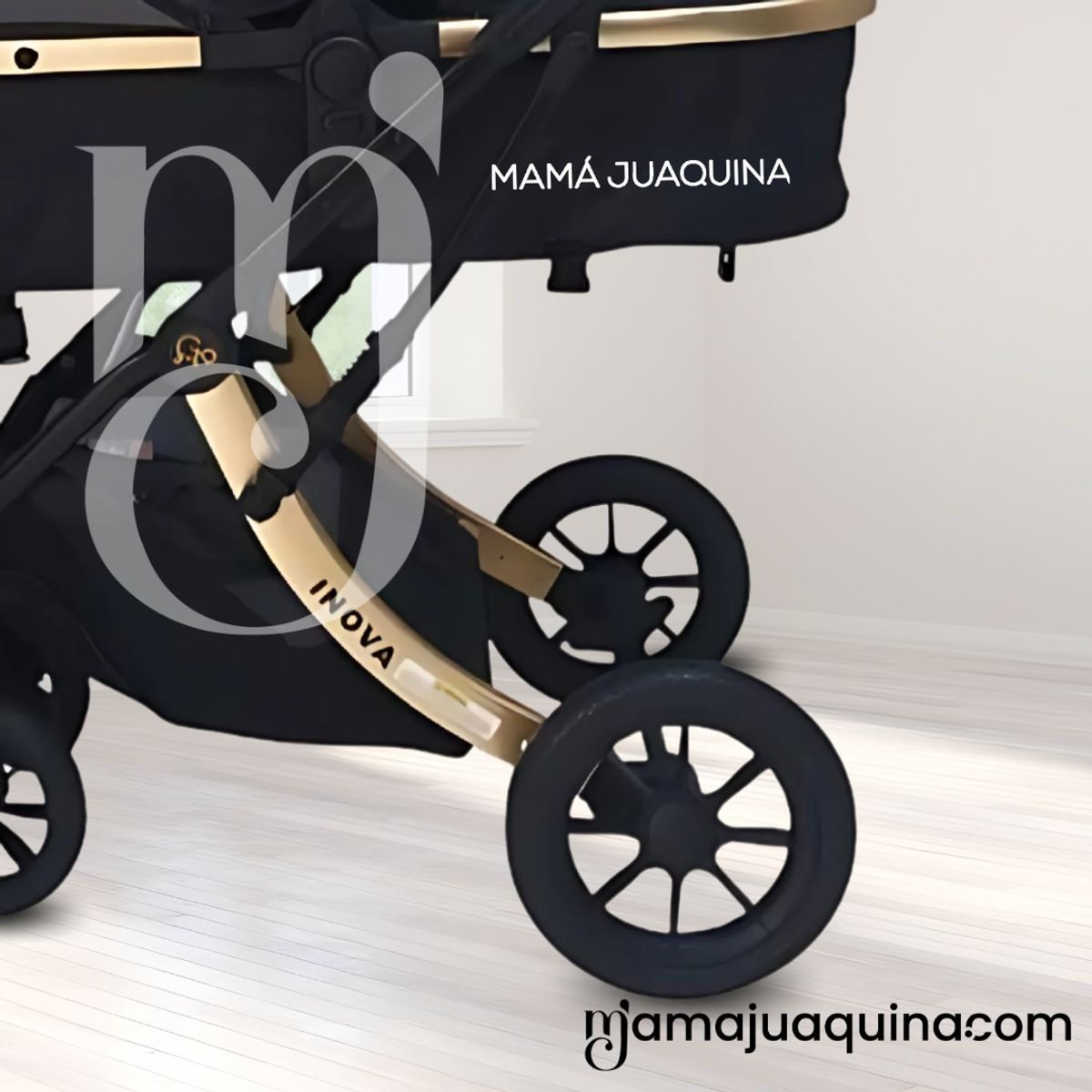 BABY - Coche Moisés Travel System «INOVA PLUS» de Lujo Gray