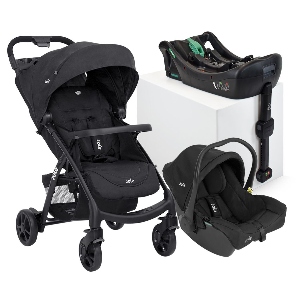 JOIE - Coche Para Bebé Joie Muze TS & Base Coal