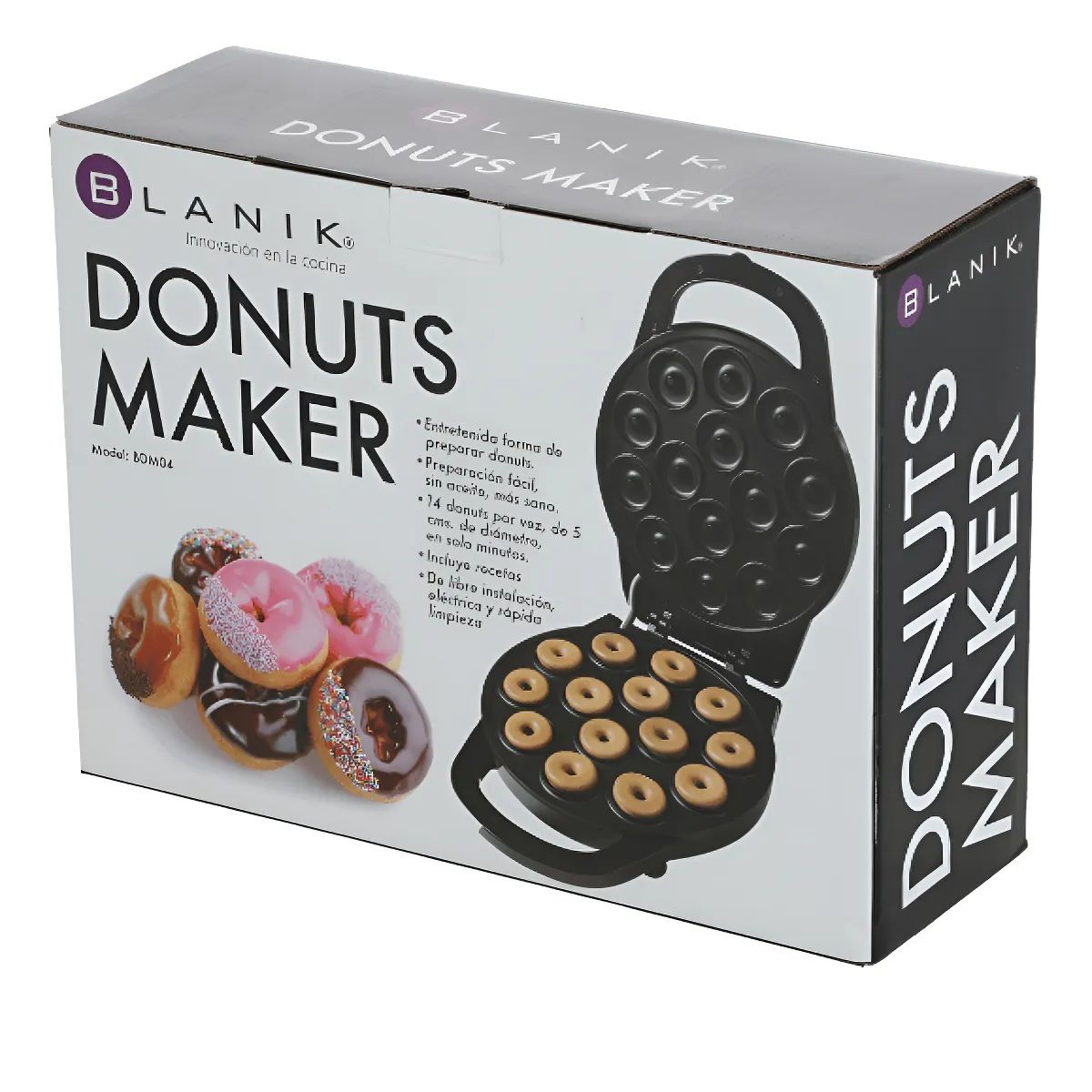 BLANIK - Maquina para Donuts Blanik 14 Porciones Sin Acerite + Recetario