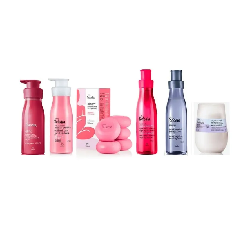 NATURA - Kit tododia Natura 2 splash, jabones, 2 cremas y desodorante