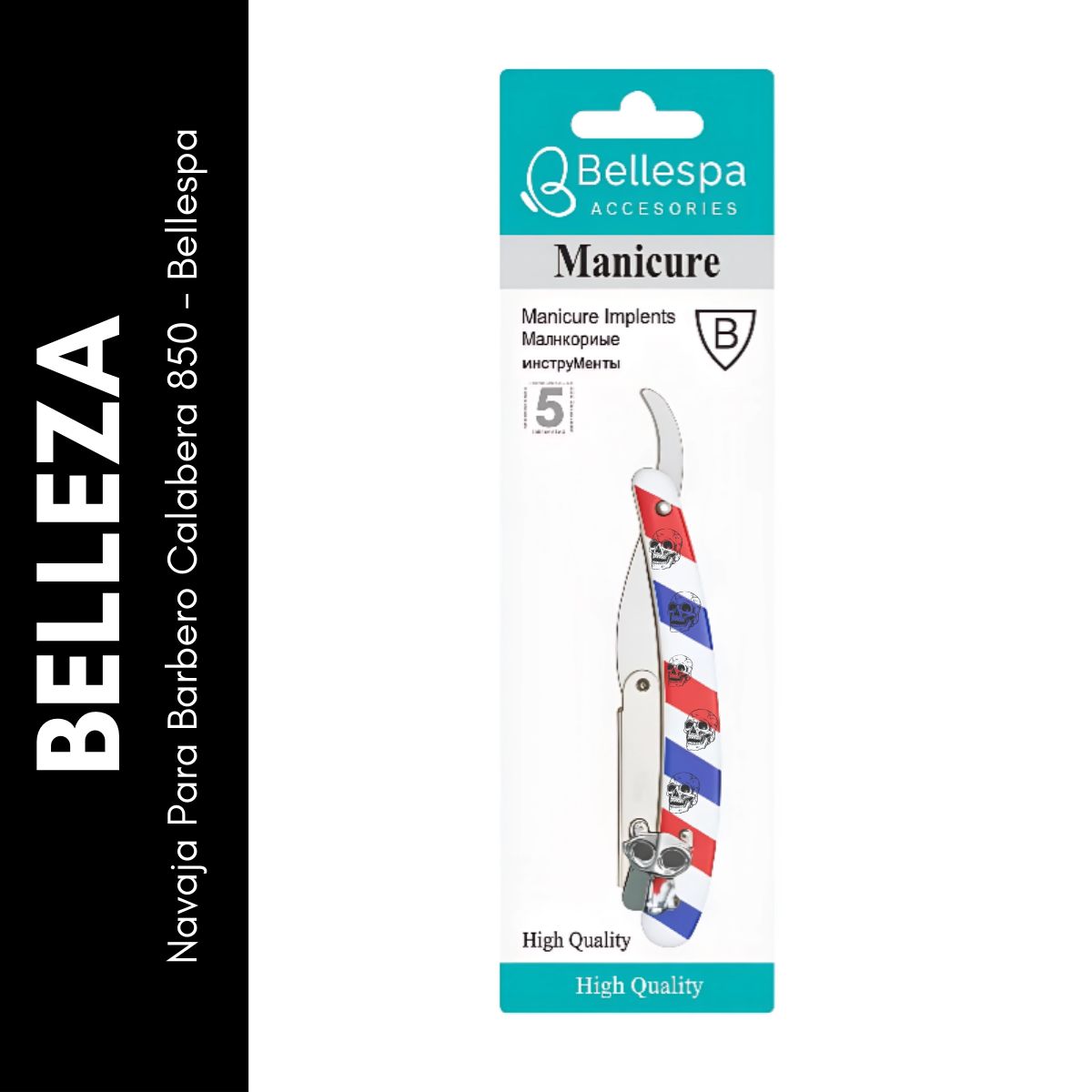 GENERICO - Navaja Para Barbero Calabera 850 - Bellespa