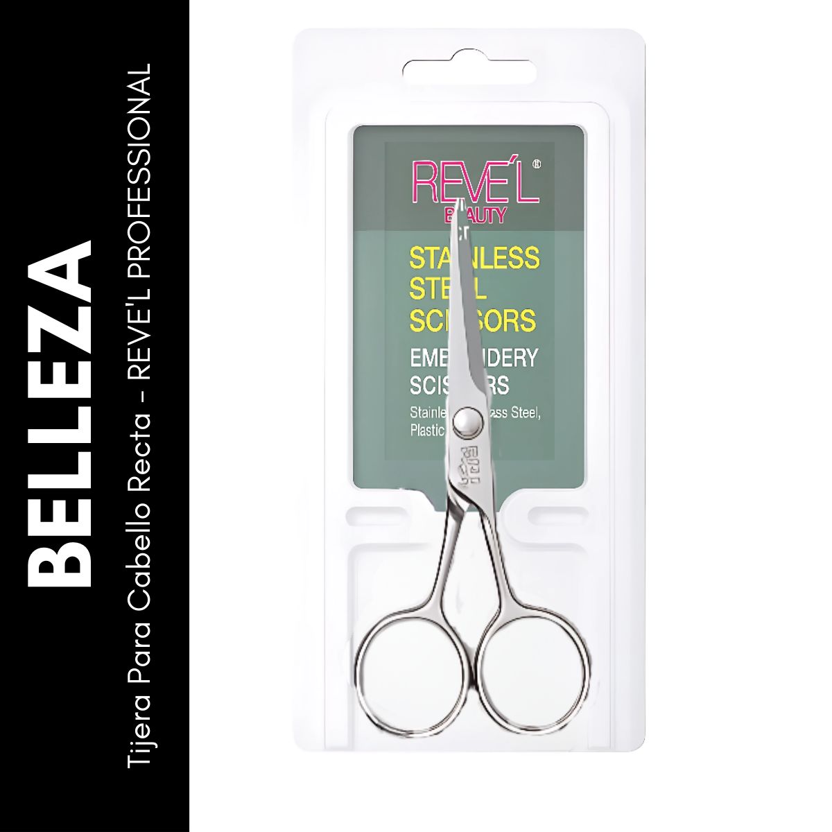 GENERICO - Tijera Para Cabello Recta - REVEL PROFESSIONAL