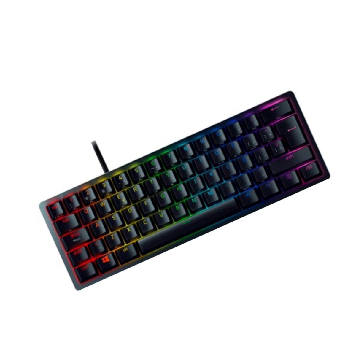 RAZER - TECLADO RAZER HUNTSMAN MINI OPTO MECHANICAL USB-C SWITCH PURPLE NEGRO