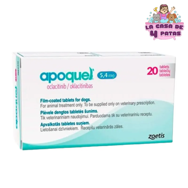 ZOETIS - Apoquel de 5.4mg caja de 20 tabletas