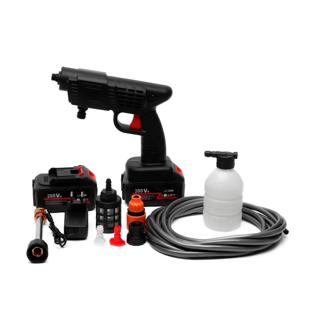 GENERICO - Hidrolavadora Inalámbrica Portátil 288V Doble Batería