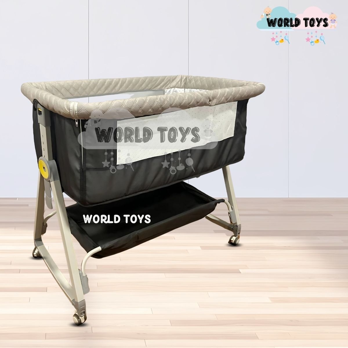 BABY - Cuna Colecho con Capota «CUTE» Edición Limitada Black