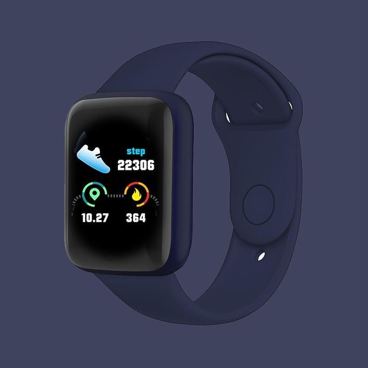 GENERICO - Smartband D20 Macaron Pulsera Inteligente Azul