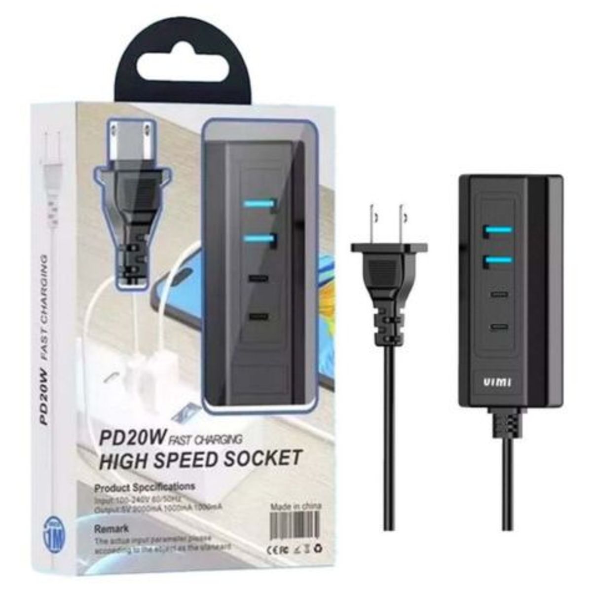 GENERICO - Cargador Celular  Múlticarga Multipuerto Rapida