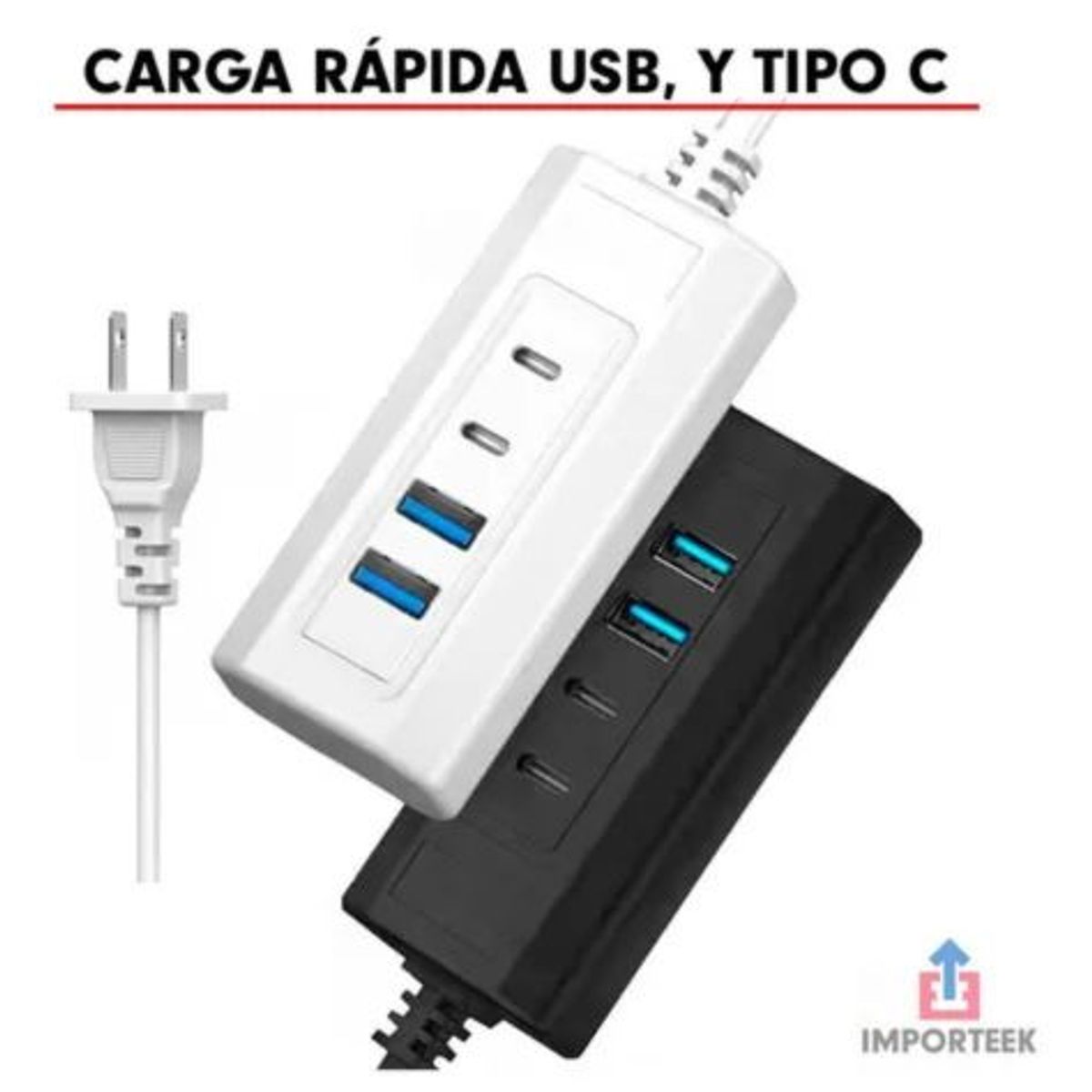 GENERICO - Cargador Celular  Múlticarga Multipuerto Rapida