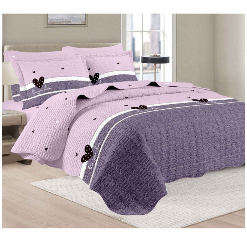 GOLDSUN - CUBRECAMA GOLDSUN 7 PIEZAS DE 2 PLAZAS