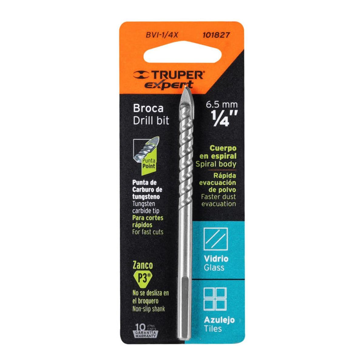 TRUPER - Broca para vidrio y azulejo 14 Truper Expert - 101827
