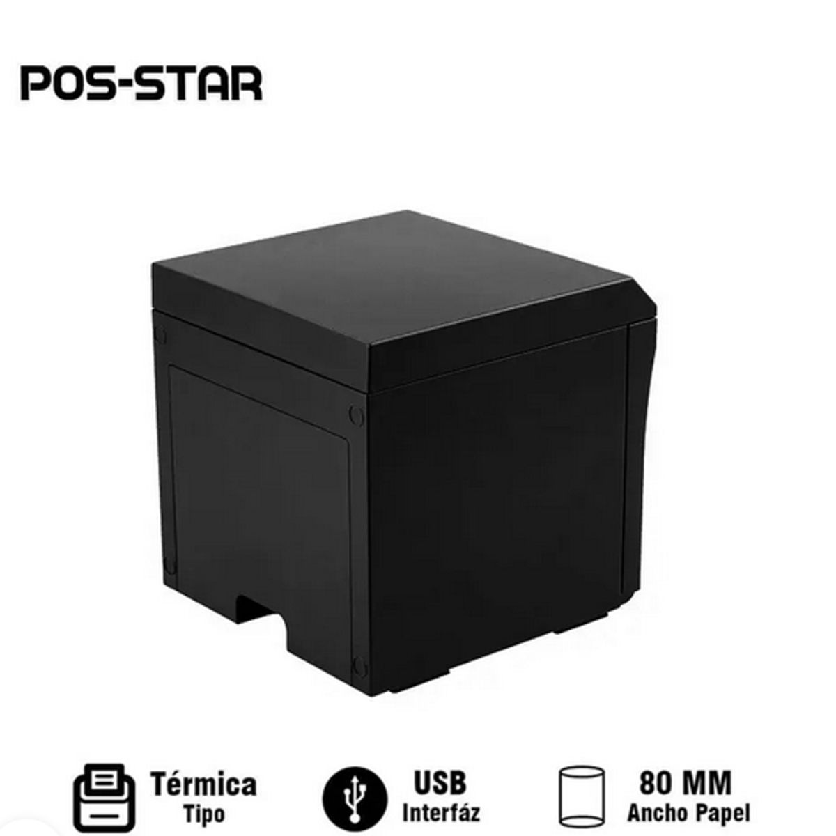 POS STAR - IMPRESORA TÉRMICA POS-STAR WP80A 80MM WIFI USB NEGRO