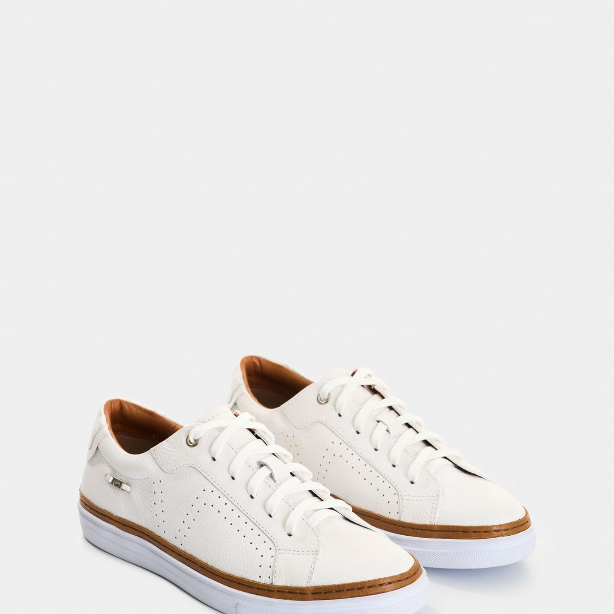 VELEZ - Vélez Zapatillas De Cuero Para Mujer Danan Blanco