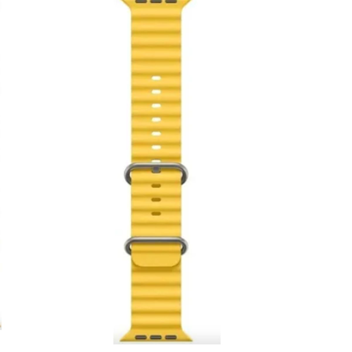 GENERICO - Correa Corrugada Clásica para Apple Watch 42mm - Amarillo