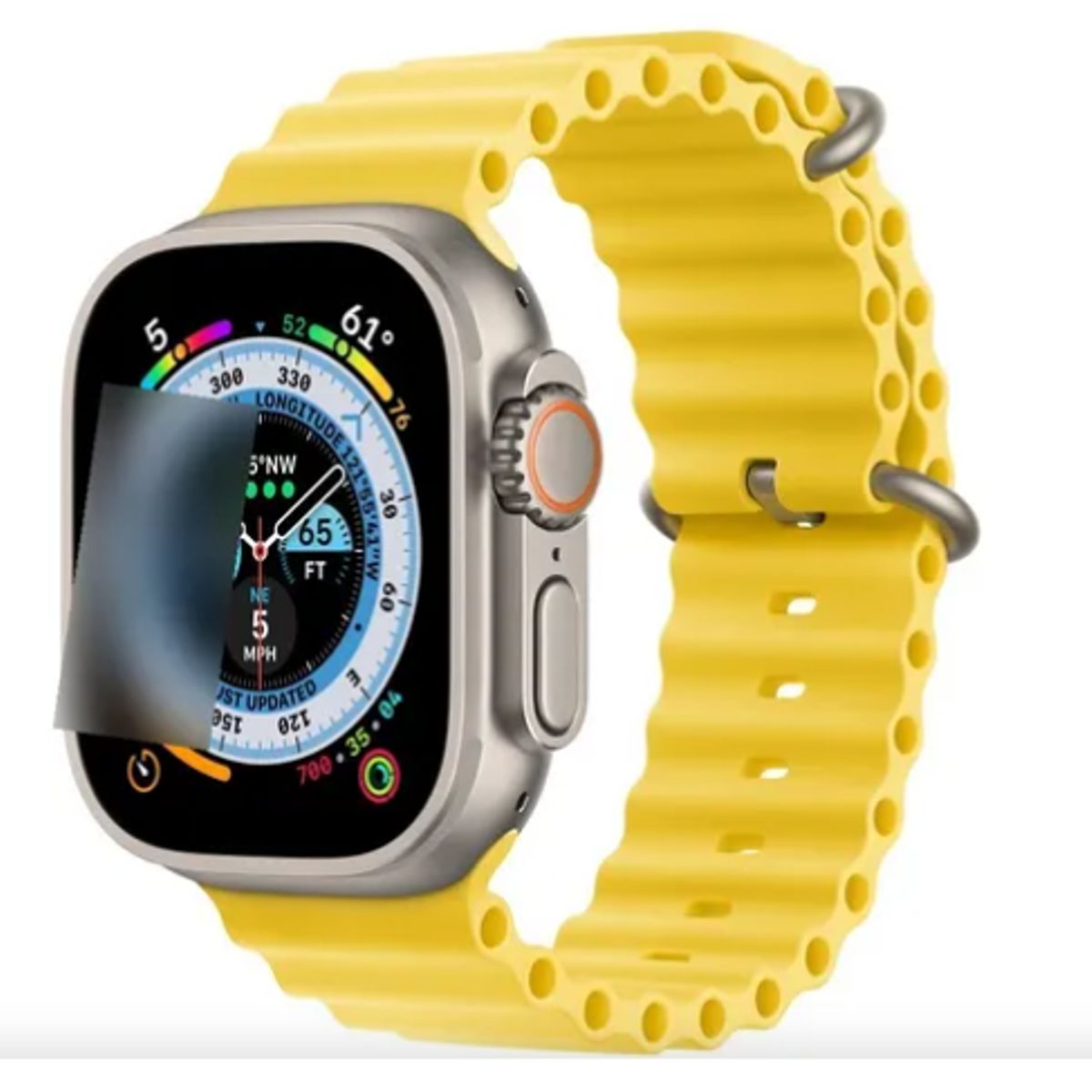 GENERICO - Correa Corrugada Clásica para Apple Watch 44mm - Amarillo