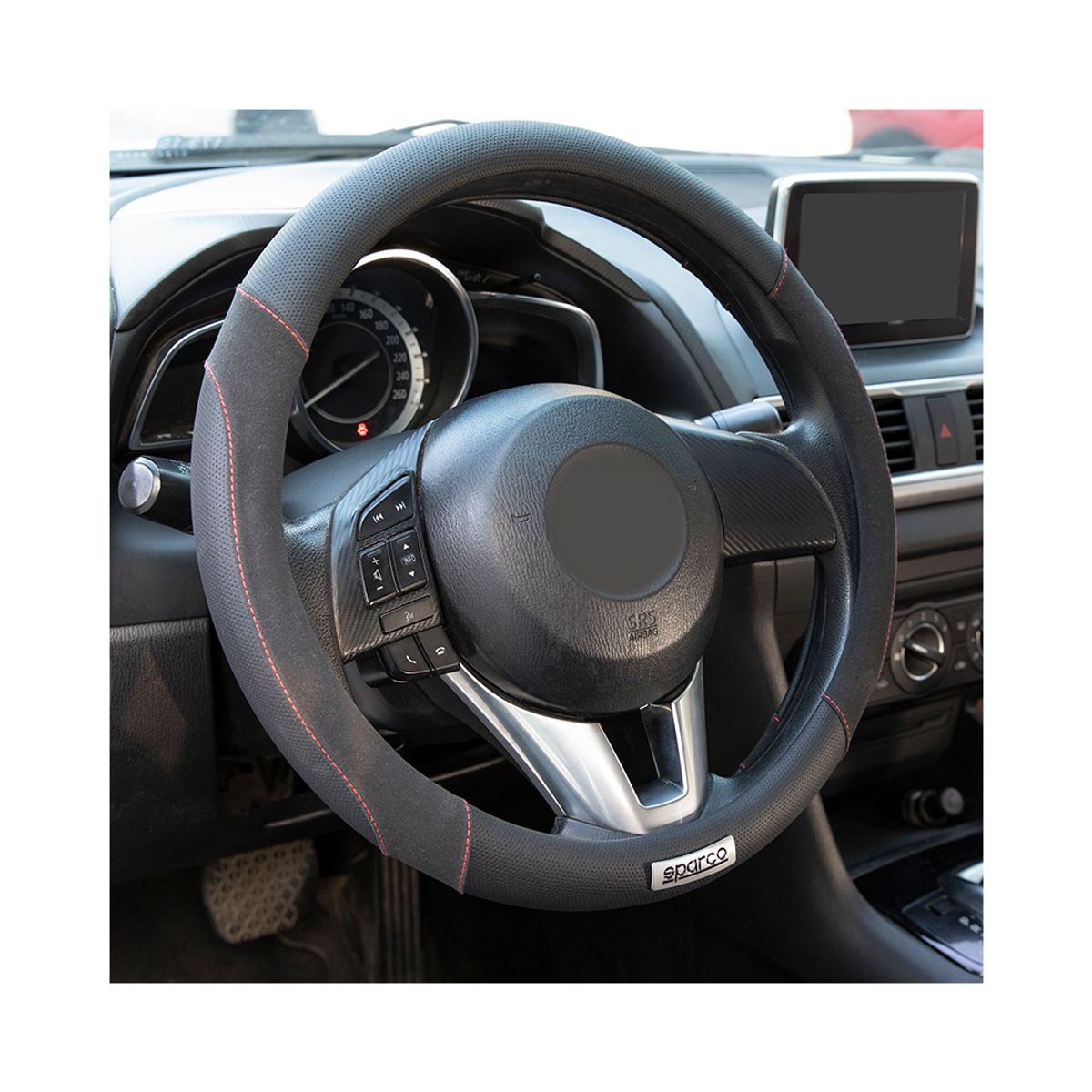 SPARCO - Forro de Timón Ergonómico Gamusa  Premiun