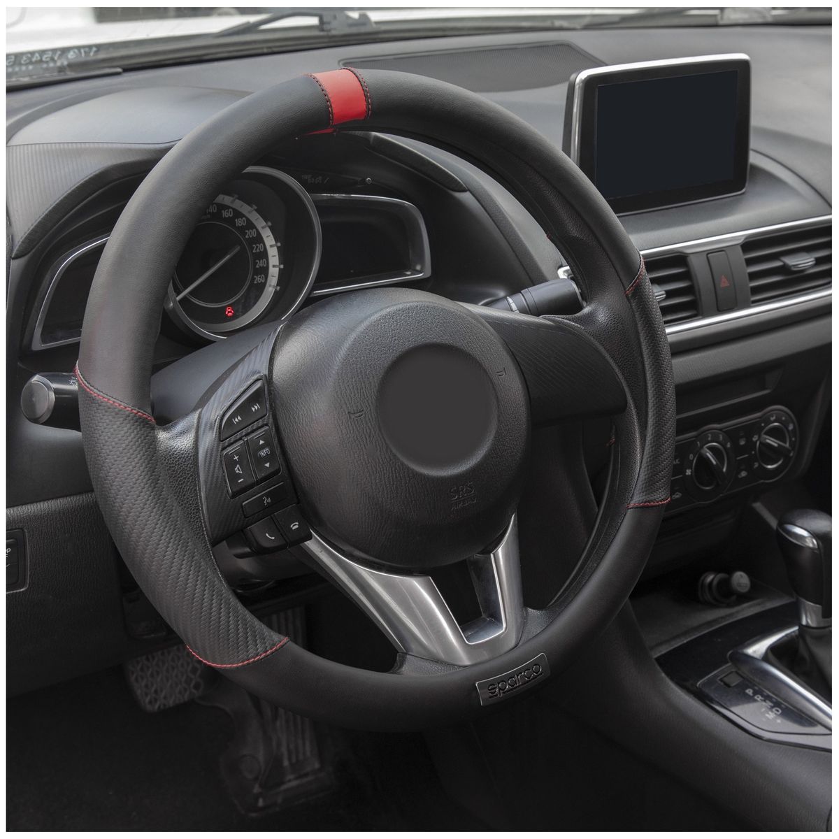 SPARCO - Forro De Timon Sparco Cubre Volante Antideslizante +Fibra