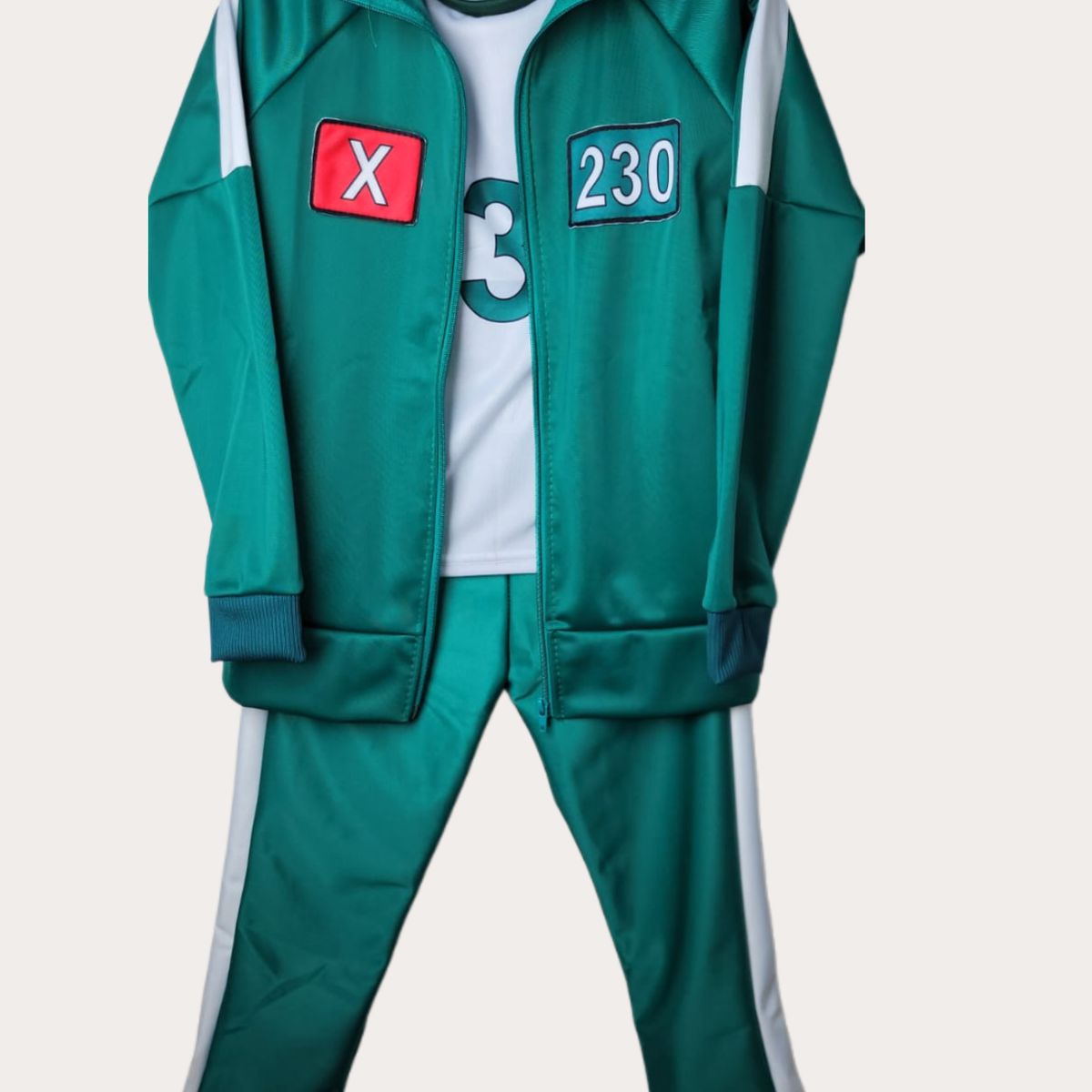 GENERICO - DISFRAZ EL JUEGO DEL CALAMAR PARA NIÑOS