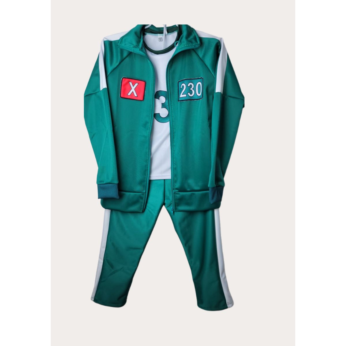 GENERICO - DISFRAZ EL JUEGO DEL CALAMAR PARA NIÑOS