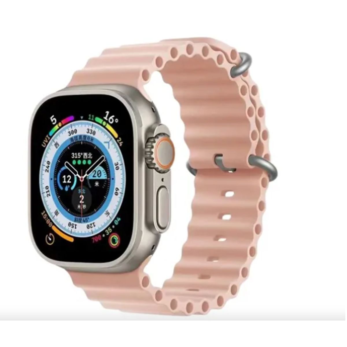 GENERICO - Correa Corrugada Clásica para Apple Watch 40mm - Rosado