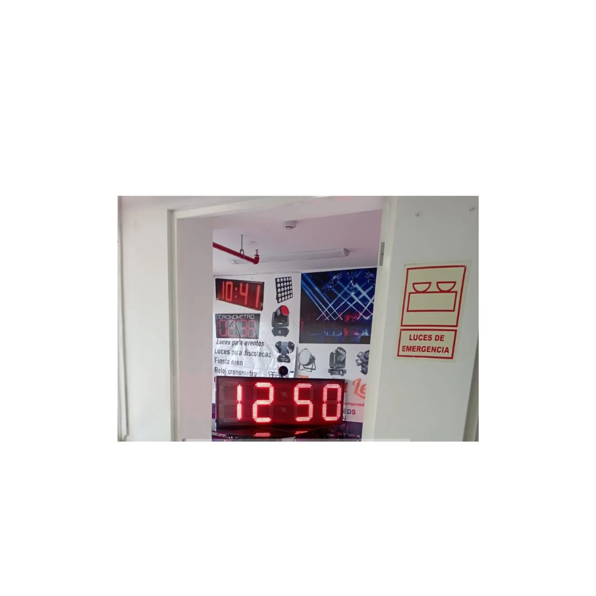 GENERICO - Reloj Cronometro 100 X 40 Para Cancha Sintética Deportiva + aplicativo