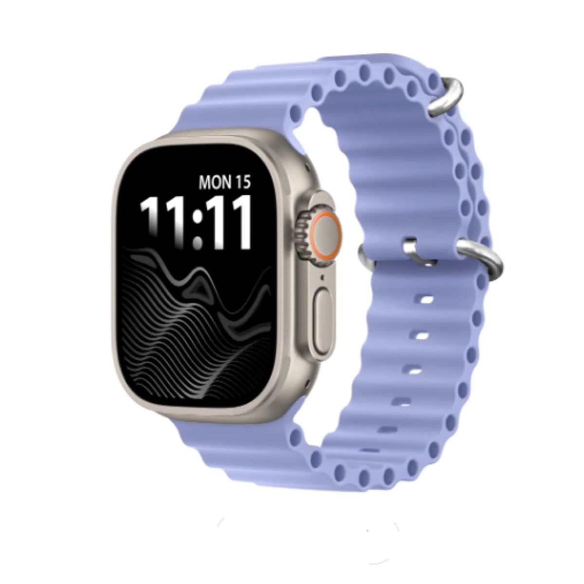 GENERICO - Correa Corrugada Clásica para Apple Watch 49mm - Lila