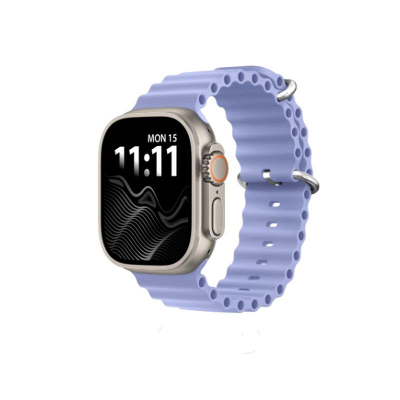 GENERICO - Correa Corrugada Clásica para Apple Watch 49mm - Lila