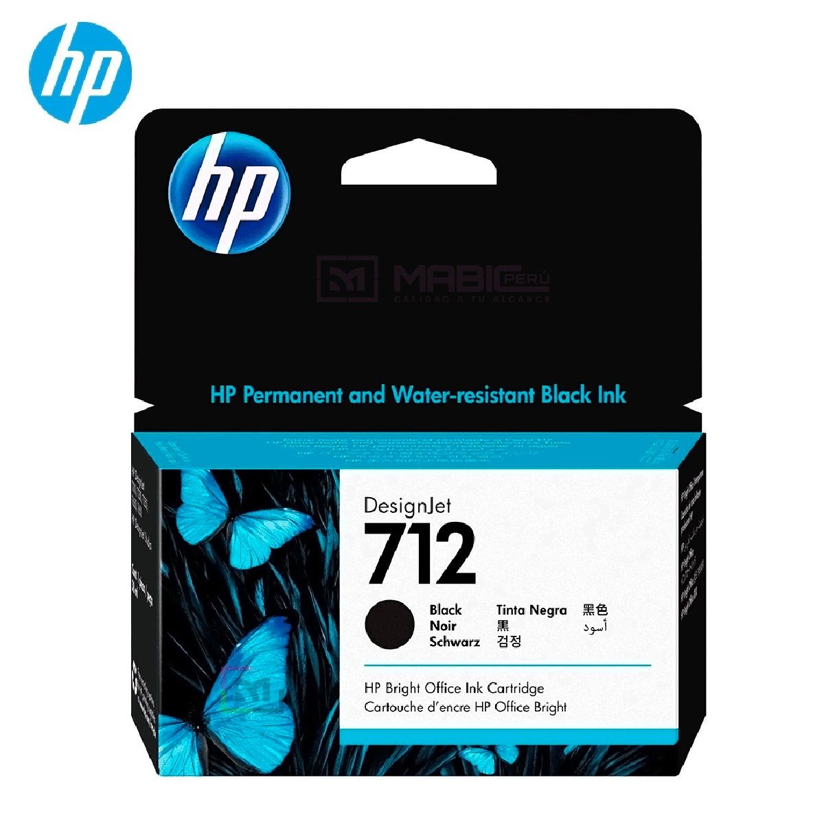 HP - Pack Tinta HP 712 DesignJet T210 T250 T650 Original