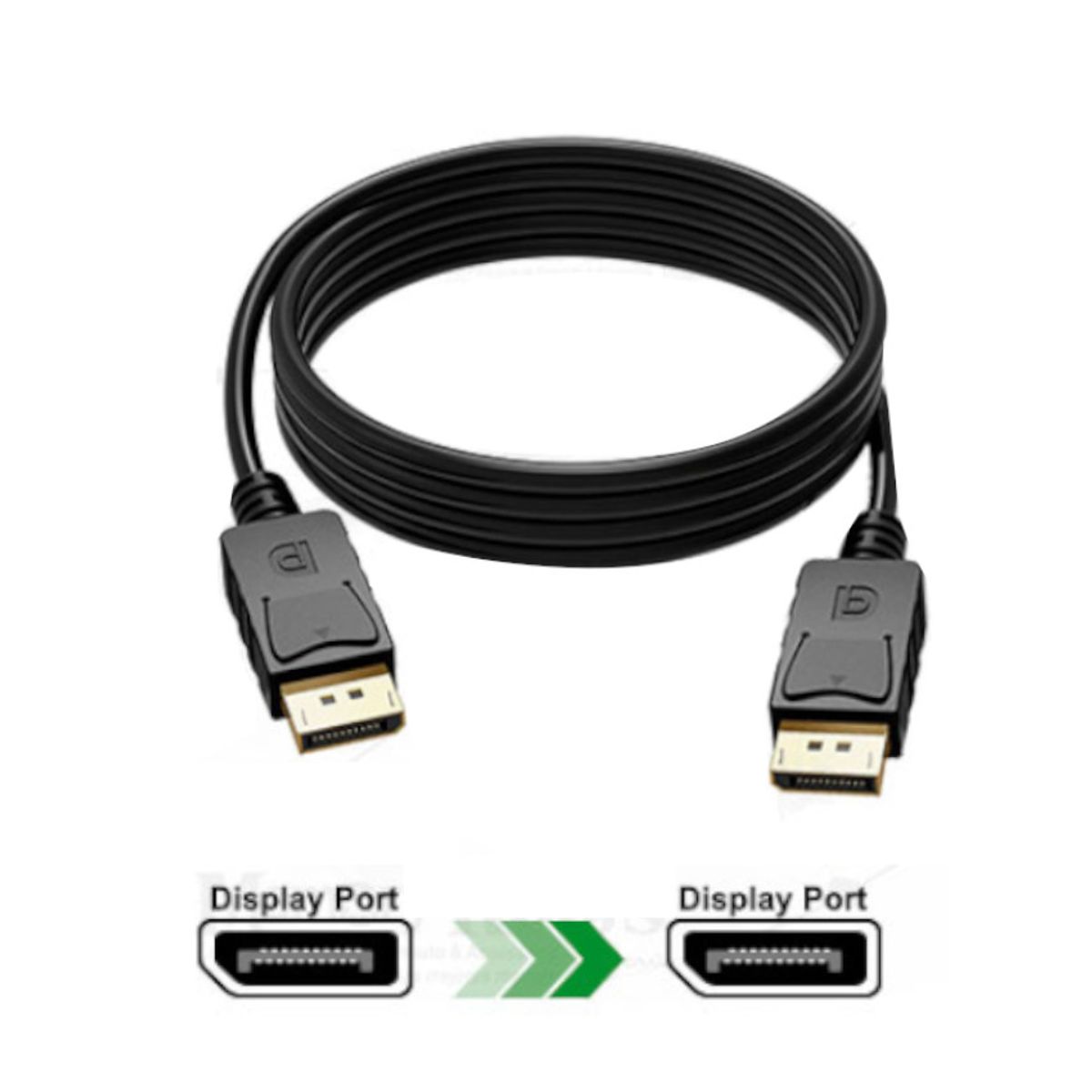 GENERICO - Cable Display Port a Display Port macho 18mt p Pc Monitor Proyector