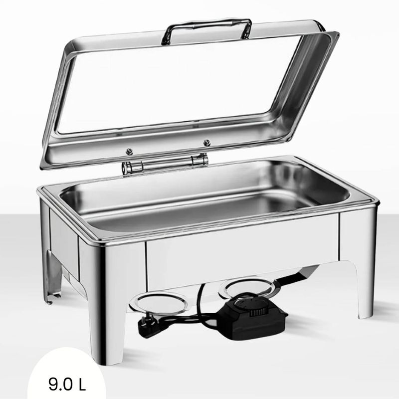 ICHIMATSU - Samovar Rectangular Eléctrico un División Tapa Ventana  9 L